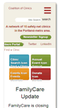 Mobile Screenshot of coalitionclinics.org